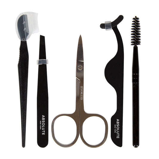 Absolute New York Sculpted Brow n Lash Applicator Kit 5 Pieces - ikatehouse