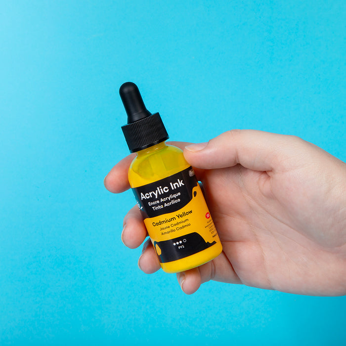 Acrylic Ink Premium 50mL (1.69 US fl.oz) – Cadmium Yellow