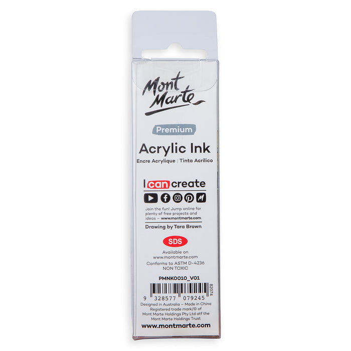 Acrylic Ink Premium 50mL (1.69 US fl.oz) – Scarlet