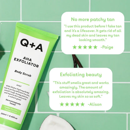 AHA Exfoliator Body Scrub 250ml - Fairbeauty