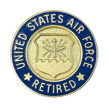Air Force Retired Lapel Pin Lapel Pins