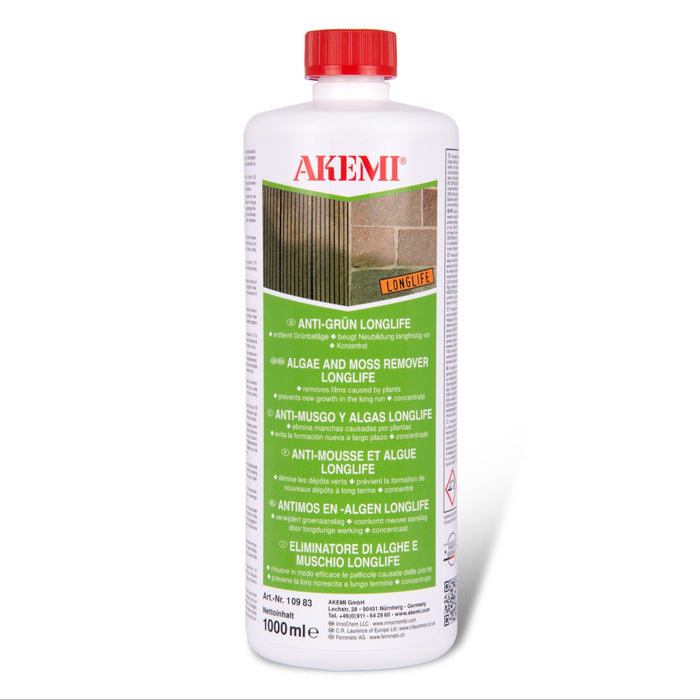 Algae + Moss Remover Long-Life - 1 Liter-Akemi-Atlas Preservation