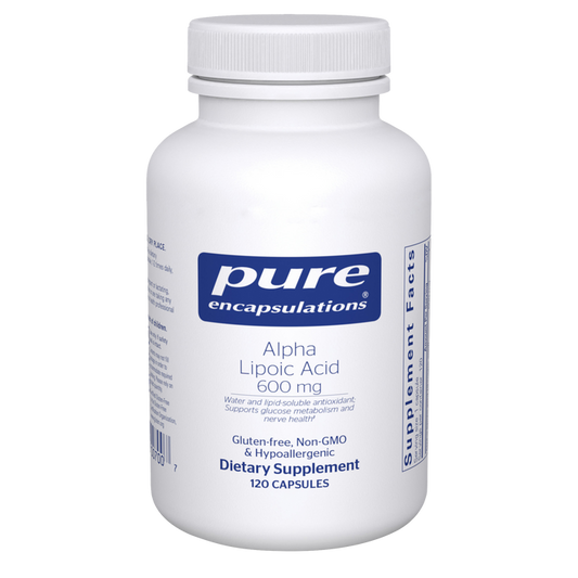 Alpha Lipoic Acid 600 mg 120 Capsules by Pure Encapsulations