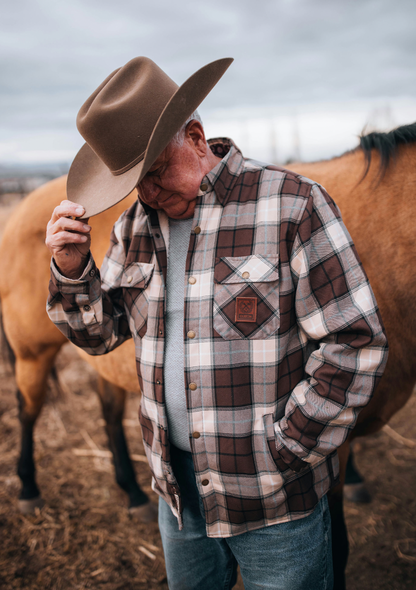 Amarillo Sherpa Lined Flannel Jacket