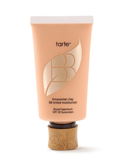 Tarte Amazonian clay BB tinted moisturizer on a white background