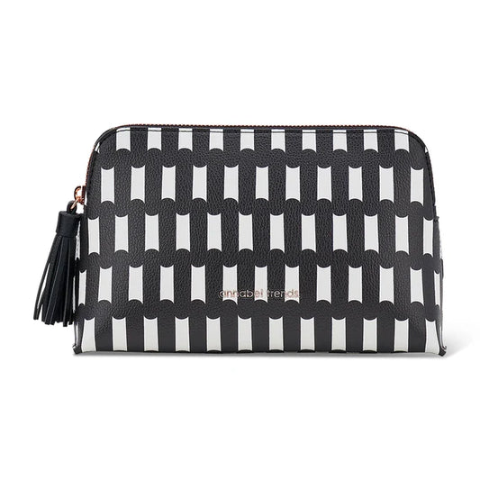Annabel Trends Vanity Bag Medium - Black & White Tile