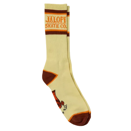 Anti Hero Skateboards Socks It's A Rip Off Cream/Orange/Dark Red