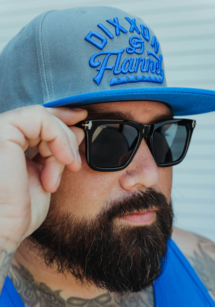 Anvil Sunglasses - Polished Black / Grey