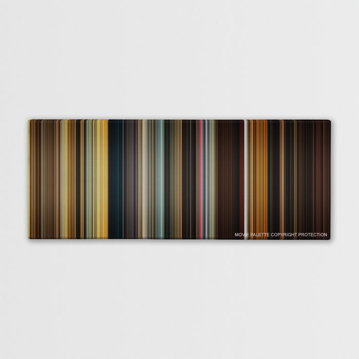 Apocalypse Now color palette canvas print: thousands of thin vertical stripes of color