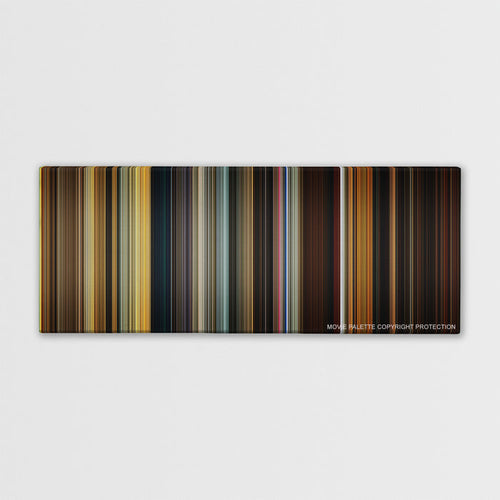 Apocalypse Now color palette canvas print: thousands of thin vertical stripes of color