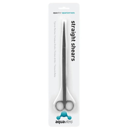 Aquavitro straight shears with sleek metallic blades and ergonomic handles for precise cutting performance