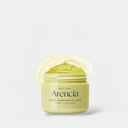Arencia Vitamin C Glow Booster Gel Cream 50g كريم جل أرينسيا المعزز لإشراقة البشرة بفيتامين سي - Princess Cosmetics Qatar