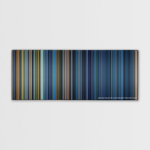 Armageddon color palette canvas print: thousands of thin vertical stripes of color