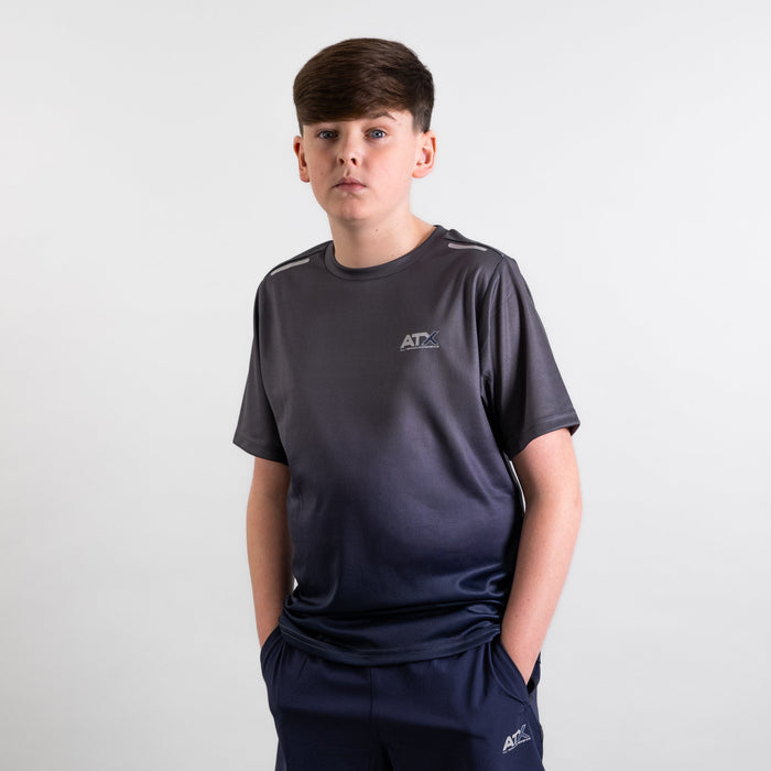 ATX Junior Blaze T-Shirt - Dark Grey/Navy