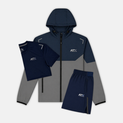 ATX Junior Boulder Tri-Set - Navy/Dark Grey