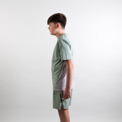 ATX Junior Granite T-Shirt - Green/Grey