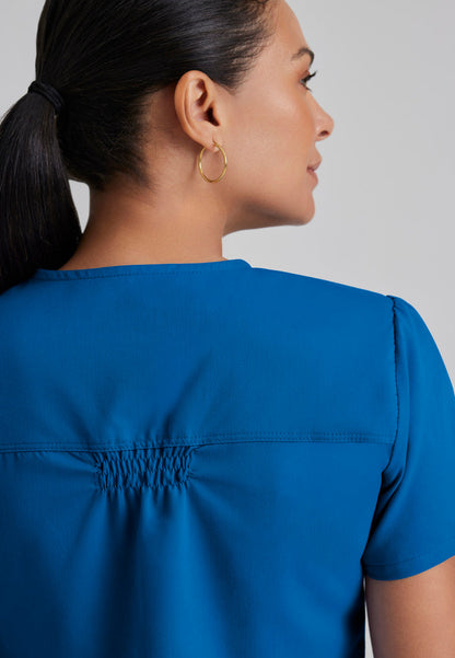 Aubrey Top - New Royal - Grey's Anatomy Scrubs
