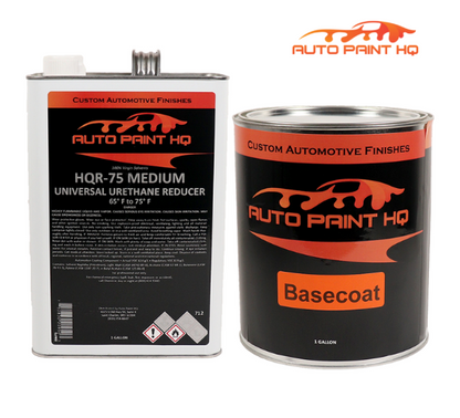 Audi LY7W Light Silver Metallic Basecoat With Reducer Gallon (Basecoat Only)