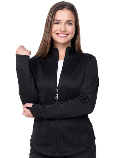 Ava Therese Megan Bonded Fleece Scrub Jacket