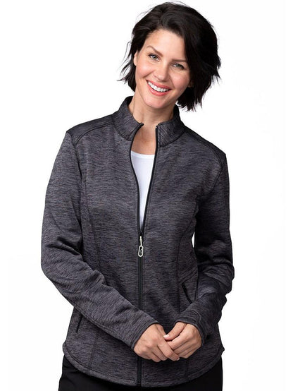 Ava Therese Megan Bonded Fleece Scrub Jacket