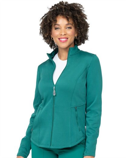 Ava Therese Megan Bonded Fleece Scrub Jacket
