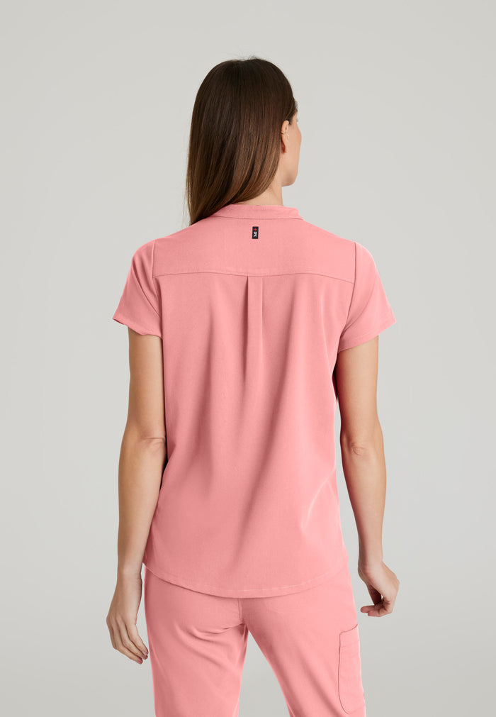 Avery Top - Bright Papaya - Grey's Anatomy Scrubs