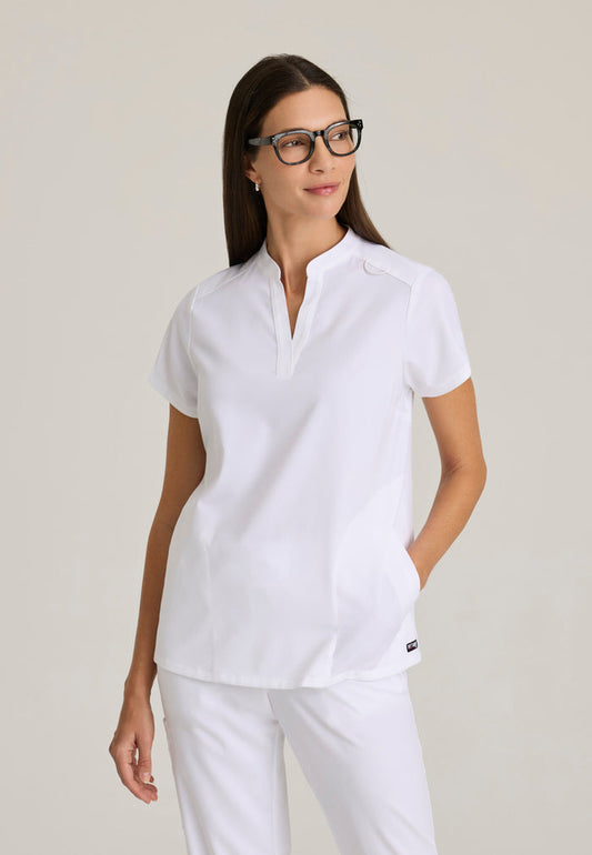 Avery Top - White - Grey's Anatomy Scrubs