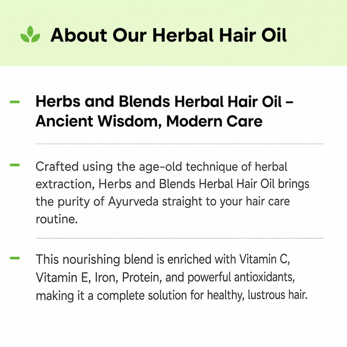 Ayurvedic Herbal Hair Oil