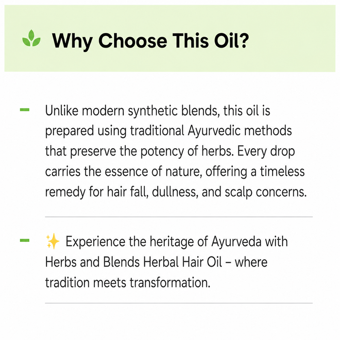 Ayurvedic Herbal Hair Oil