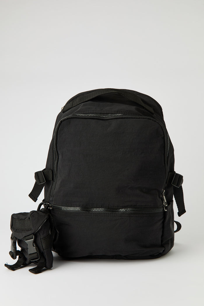 Backpack with Mini Backpack Keychain