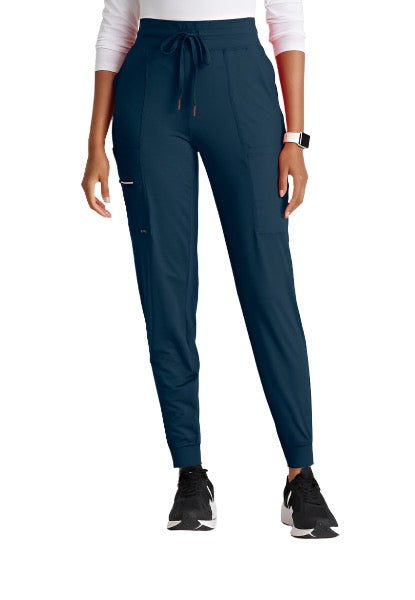 Barco One Performance Knit Tall Pro 5-Pocket Drawcord Waist Jogger Scrub Pants