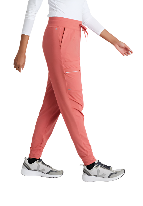 Barco One Performance Knit Tall Pro 5-Pocket Drawcord Waist Jogger Scrub Pants