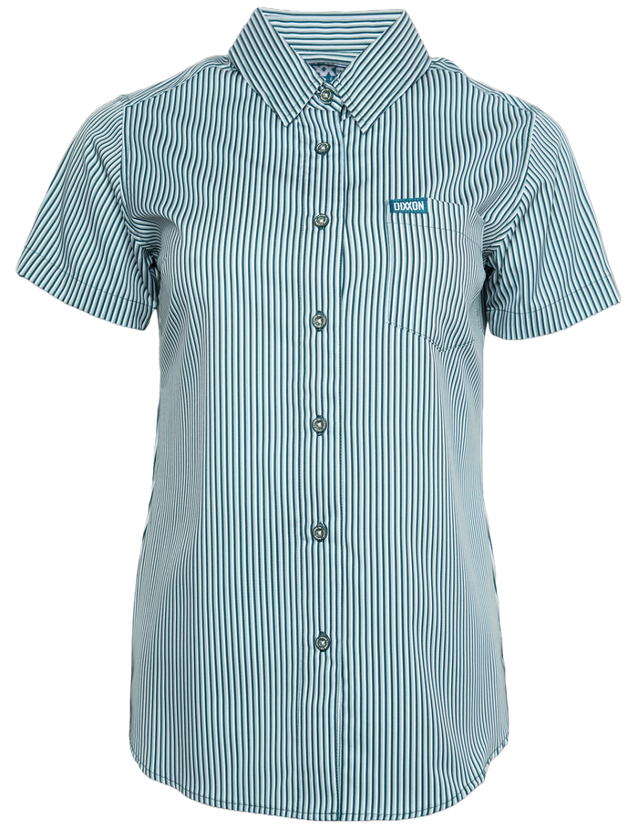 Benny Triple Stripe Women's Short Sleeve - Sage