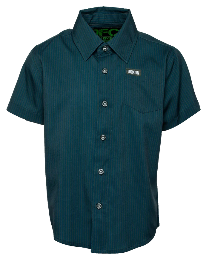 Benny Triple Stripe Youth Short Sleeve - Pine