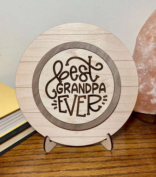 Best grandpa ever wood sign home decor, gift for fathers day, fathers day gift, gift for grandpa
