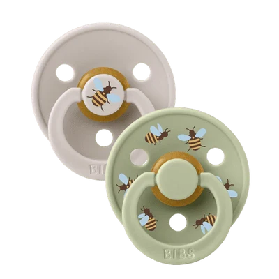 Bibs Pacifier Studio Colour Bumblebee - Mushroom