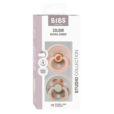 Bibs Pacifier Studio Colour Ladybug - Blush