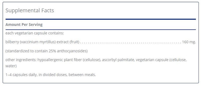 Bilberry by Pure Encapsulations