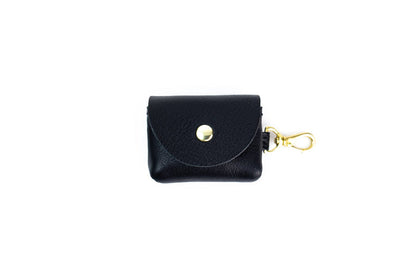 Black Leather Airpod Case