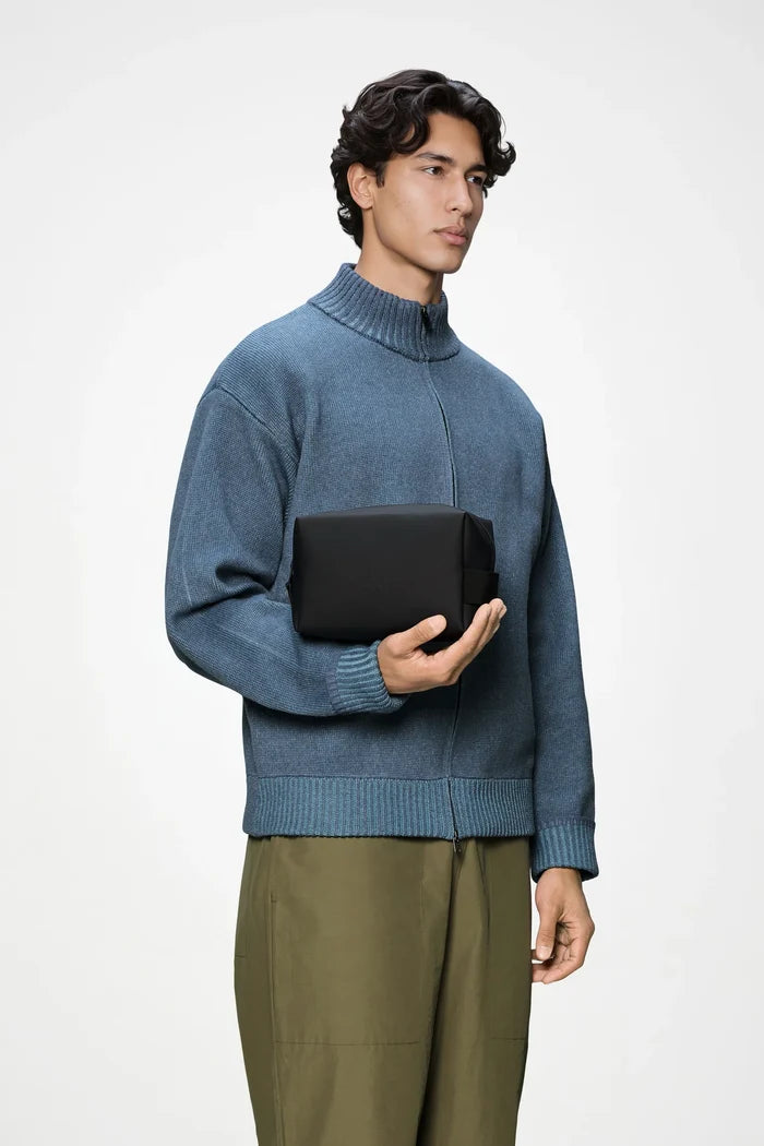 Black Small Wash Bag