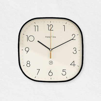 Black Square Wall Clock
