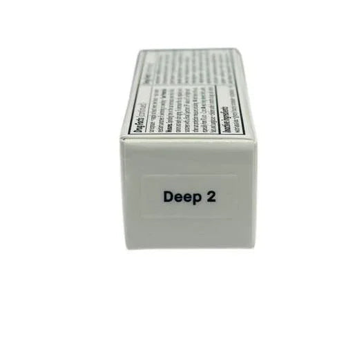 Skin tint moisturizer box labeled Deep 2, health and beauty product packaging
