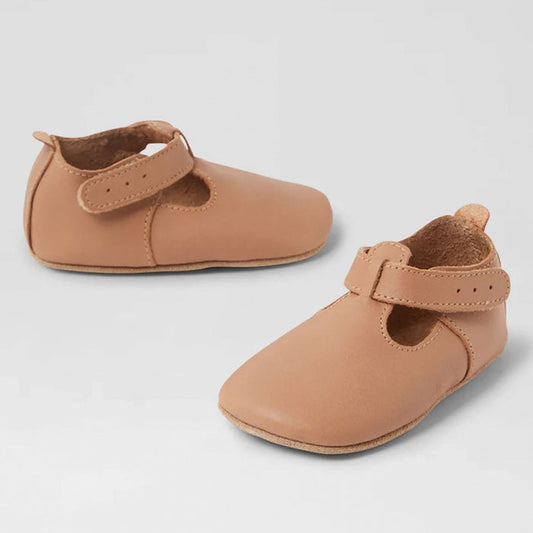 Bobux Jack & Jill Baby Shoes - Caramel