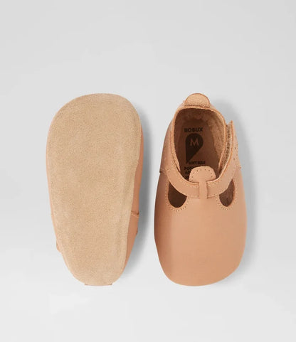 Bobux Jack & Jill Baby Shoes - Caramel