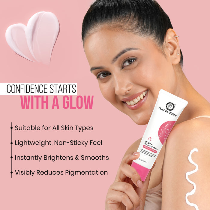 Body & Delicate Areas Whitening Cream with Niacinamide & Hyaluronic acid