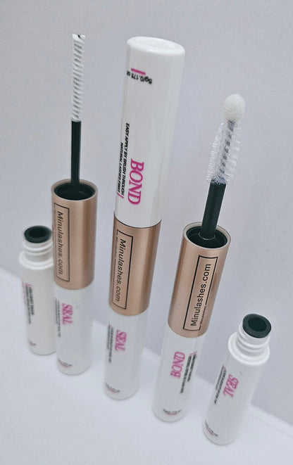 Bond & Seal – Invisible Lash Adhesive Duo (7–10 Days Hold)