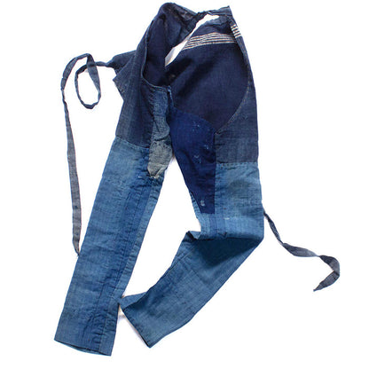 Boro Indigo Cotton Patchwork Pants