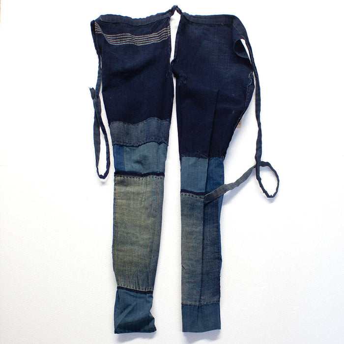 Boro Indigo Cotton Patchwork Pants