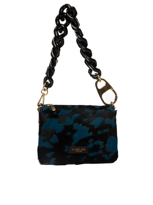 MY-BEST BAG borsa a spalla reflex blu/nera 1022 REFLEX-COBALTO
