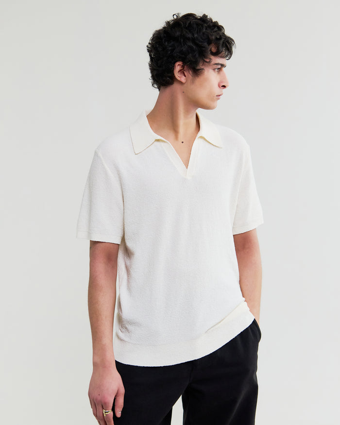 Boucle White Siena SS Polo